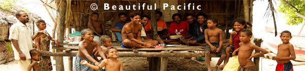 picture of tribal village in papua new guineaa